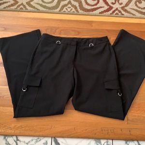 Dress pants with buckles